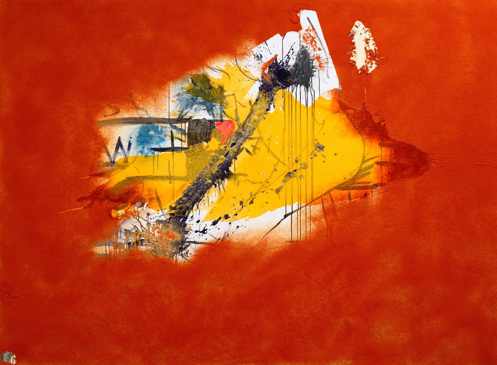 Karen Ohanyan, Untitlled 3, Red Triptych, 2026