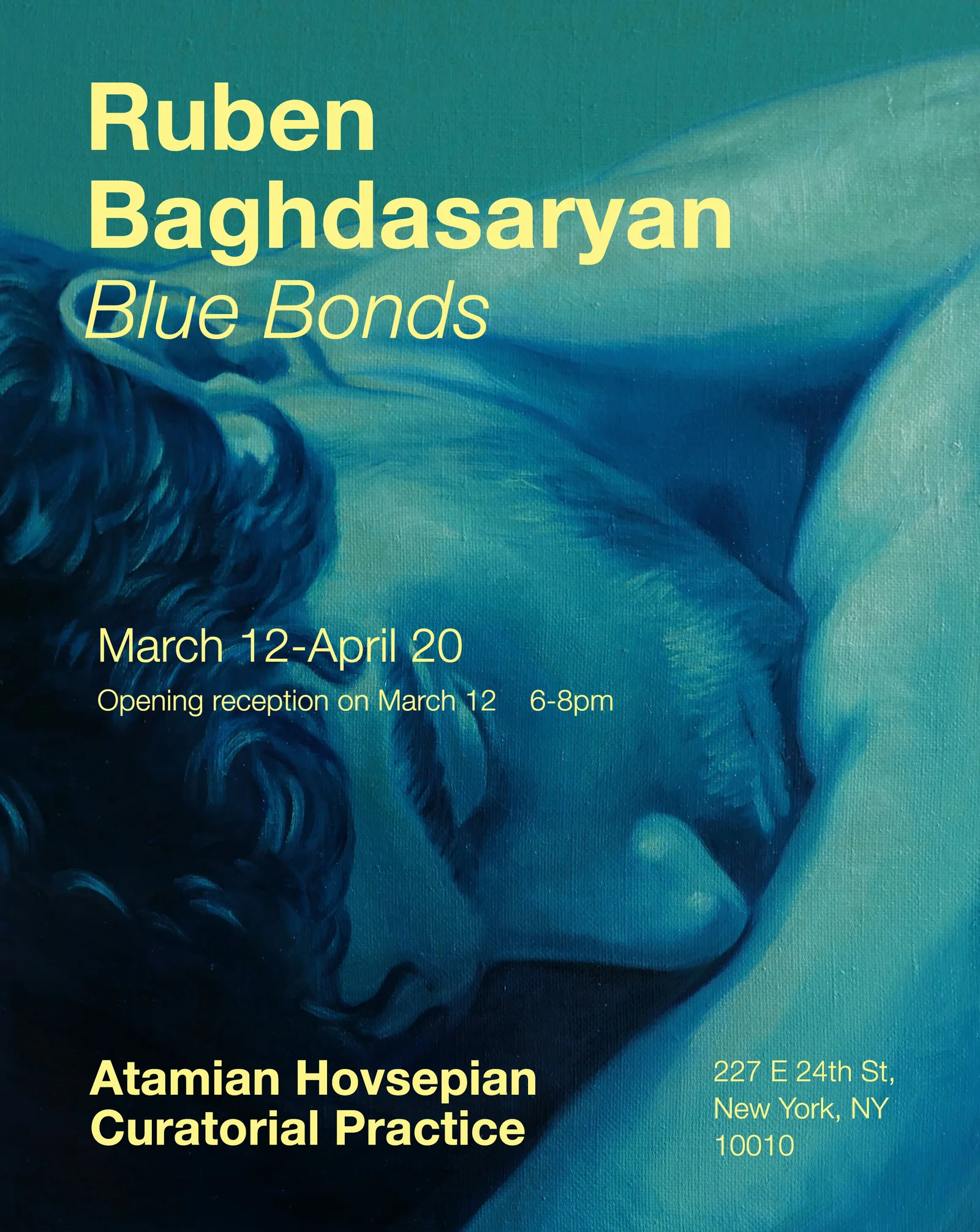 Ruben Baghdasaryan — Blue Bonds — image from the exhibition archive
